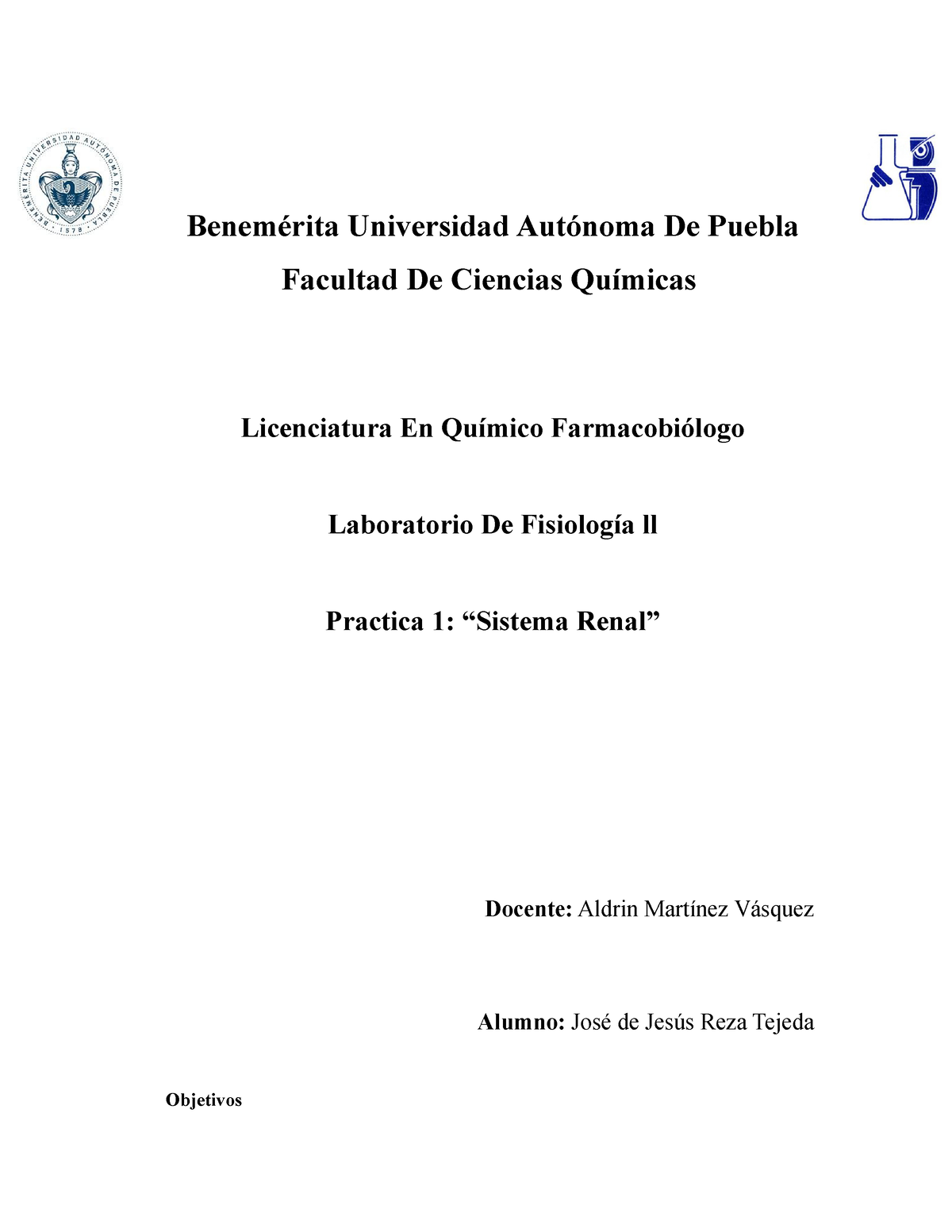 Practica 1 Lab Fisio - Benemérita Universidad Autónoma De Puebla ...