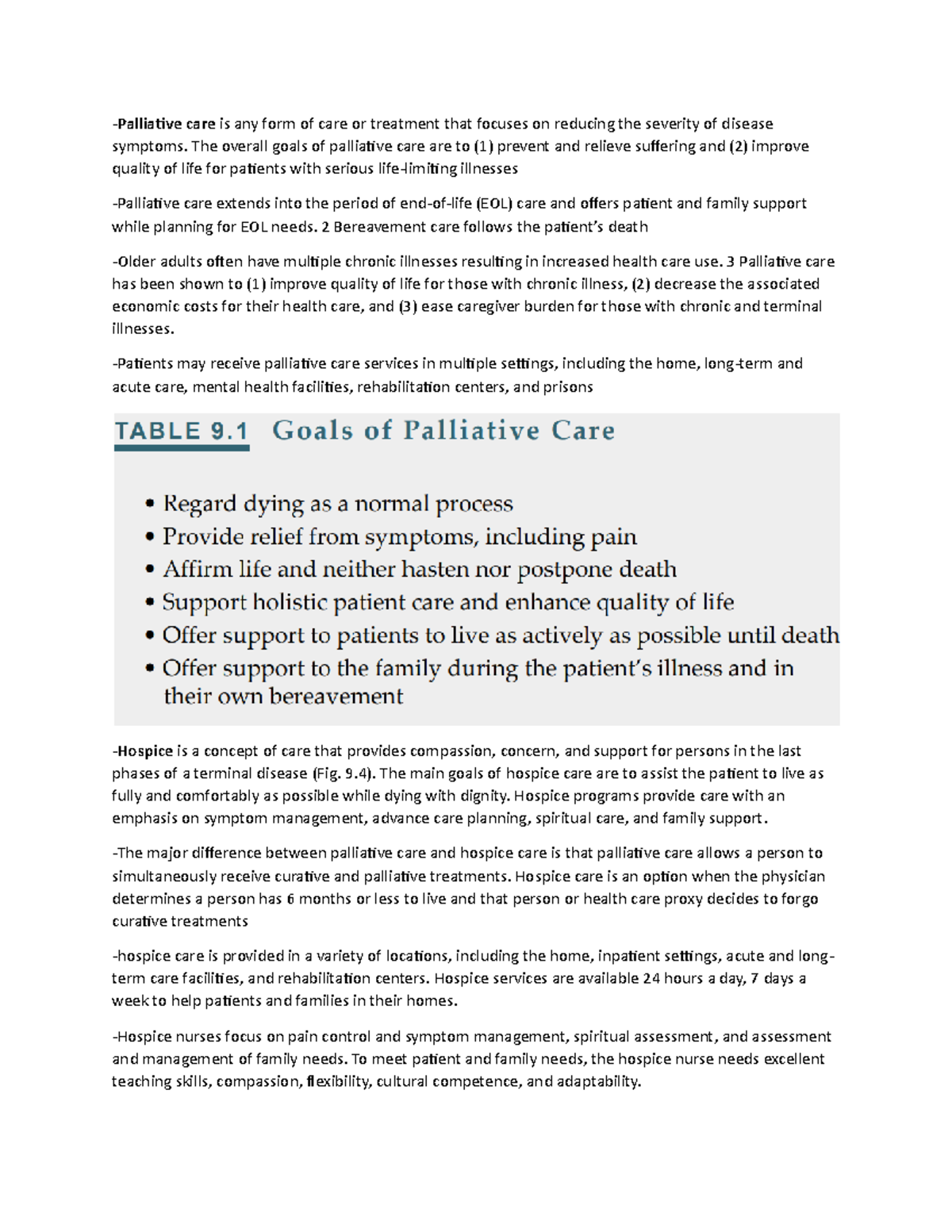 Hospice Palliative EOL exam 2 - Palliative care is any form of care or ...