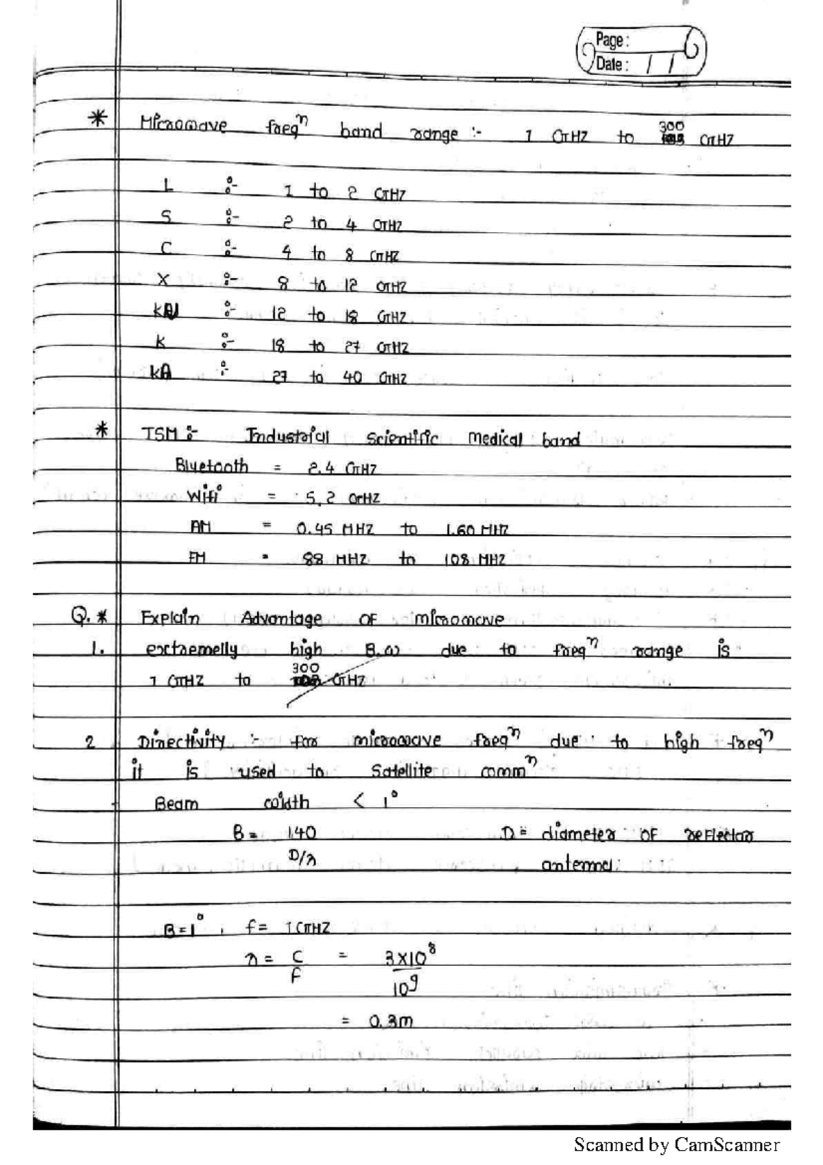 Microwave Class Notes - gate coaching note - Electronics ...