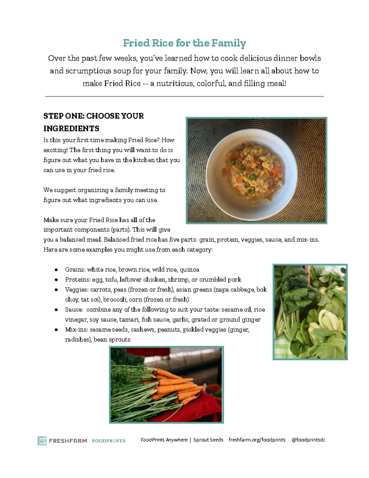 Cooking Fried Rice for the Family - Fried Rice for the Family Over the ...