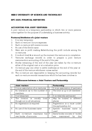 BFC 3327 Financial Accounting Theory - Meru University of Science ...