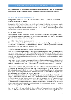 Histoire Constitutionnelle De La France De 1789 à Nos Jours ...