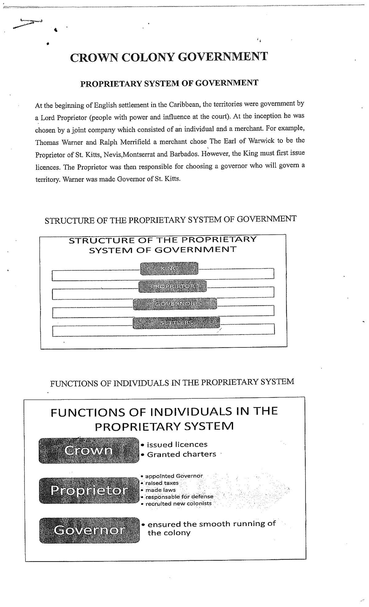 Crown Colony History Studocu