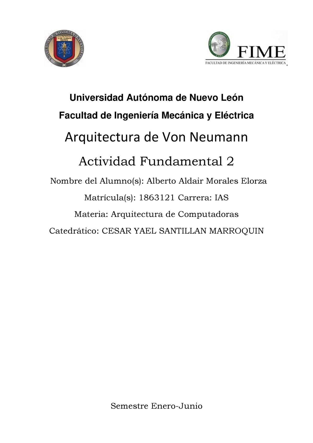 Actividad Fundamental 2 - Universidad Autónoma De Nuevo León Facultad ...