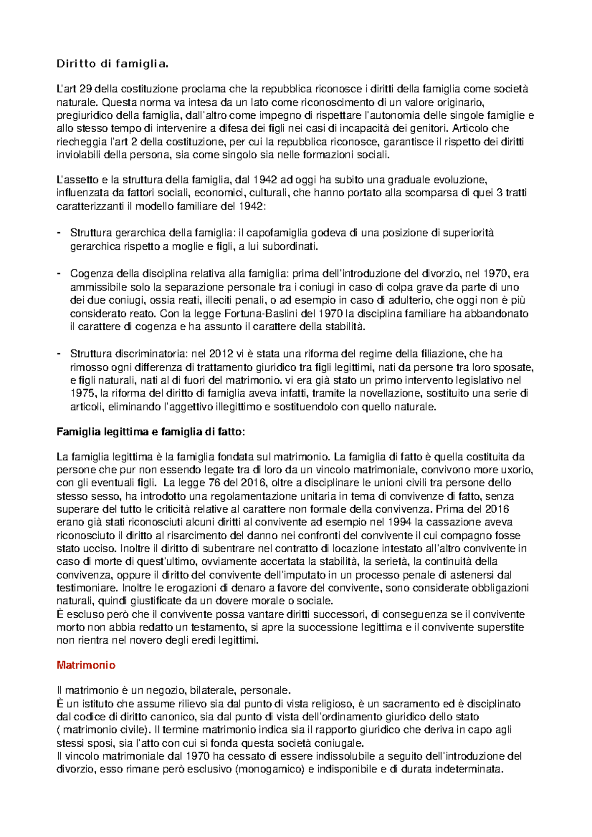 Diritto Di Famiglia Prima Del 1975 hayumaan