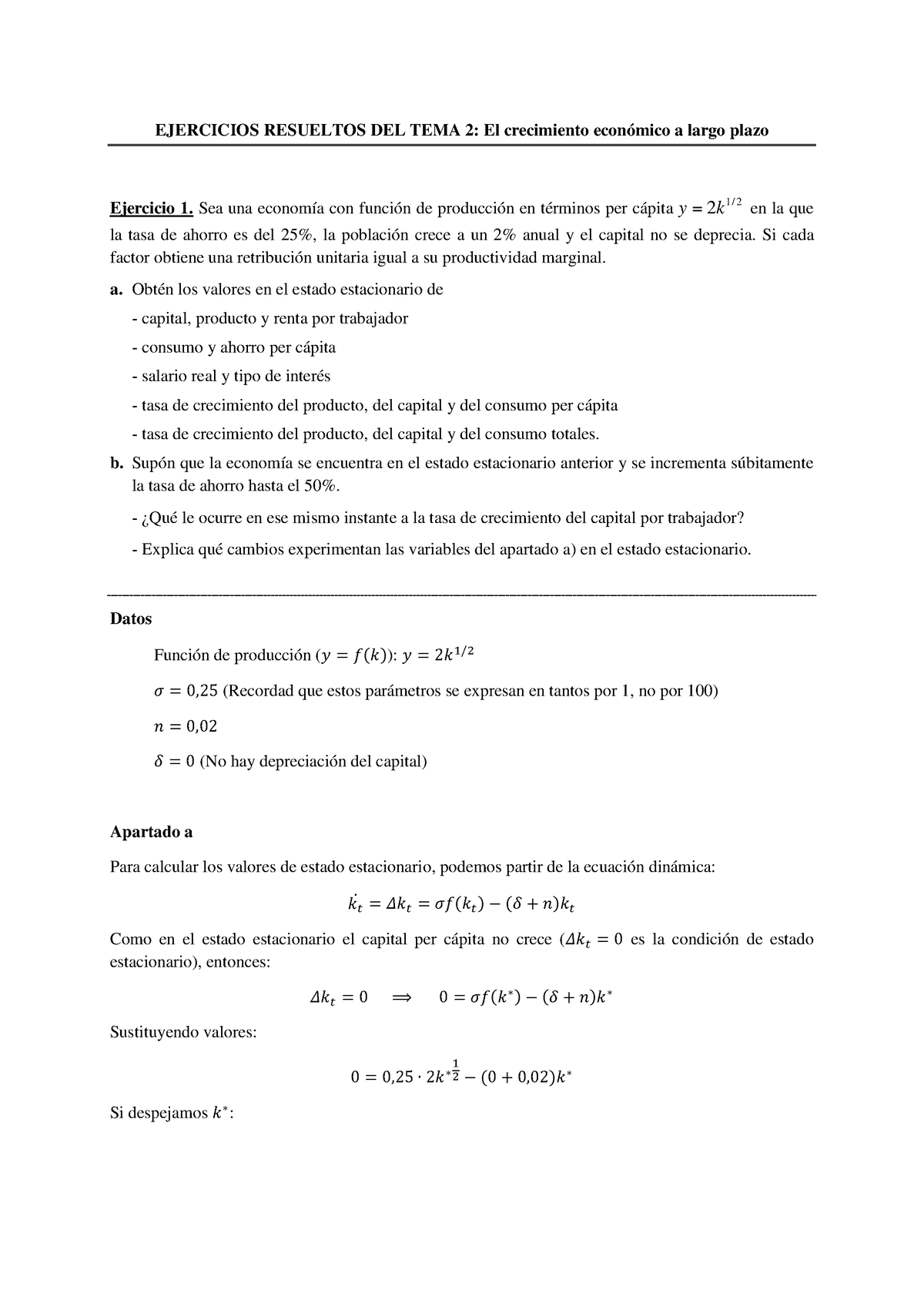 Ejercicios Resueltos TEMA 2 - EJERCICIOS RESUELTOS DEL TEMA 2: El ...