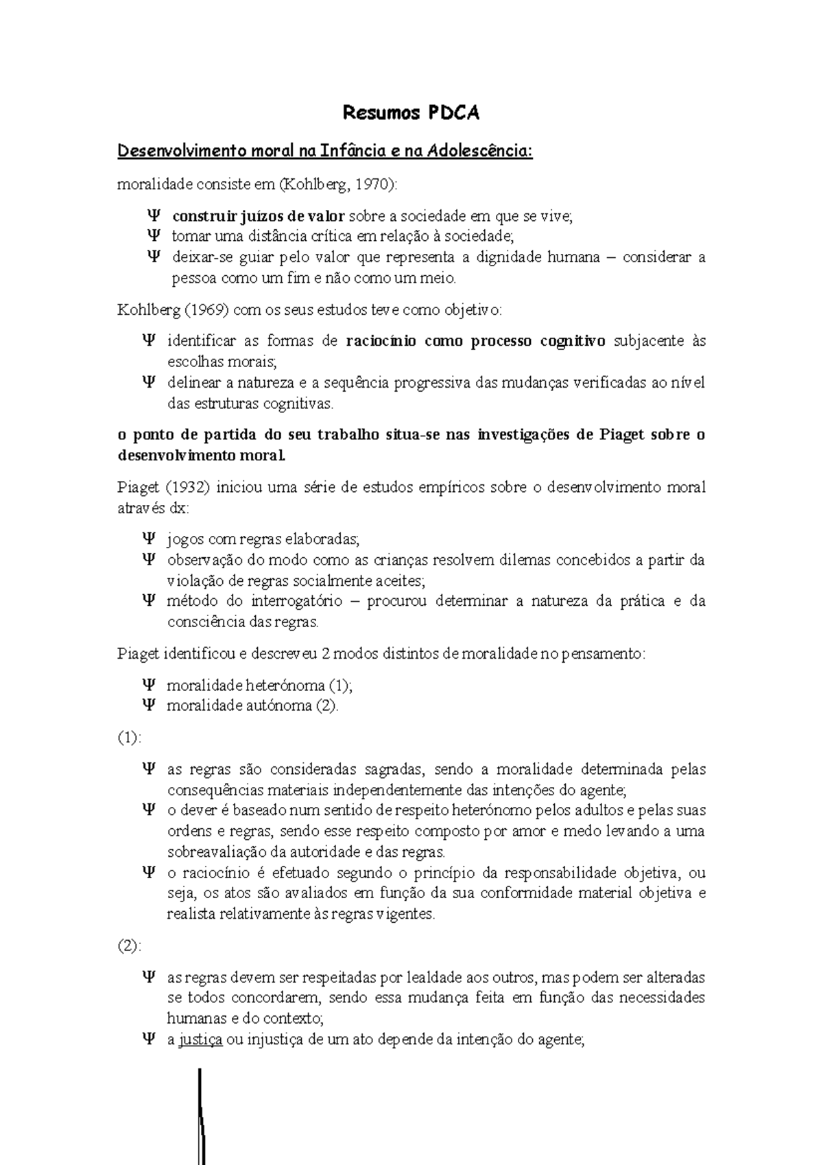 Resumos PDCA Taty Este - Resumo Pdca - Resumos PDCA Desenvolvimento ...