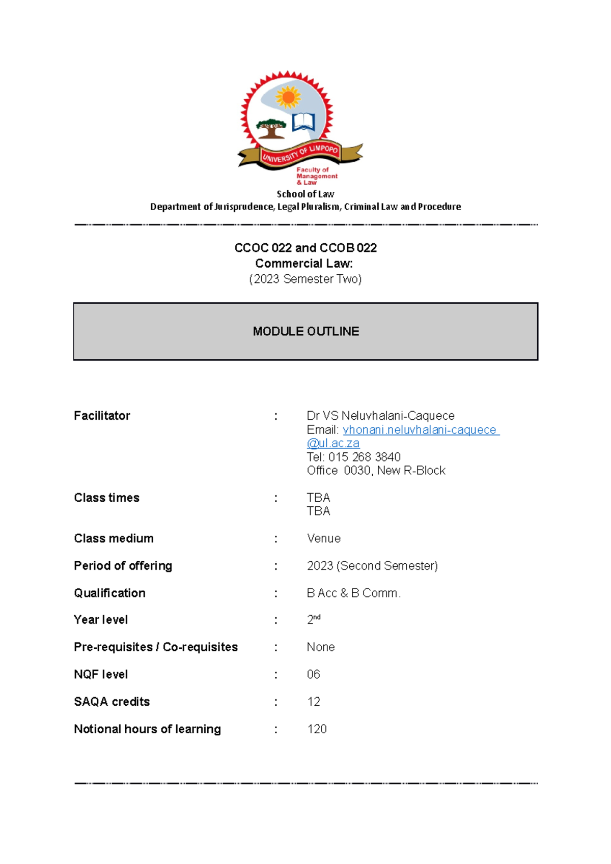 2023 CCOB 022 and CCOC 022 Modular Outline QATL 10 JULY 2023 - School ...