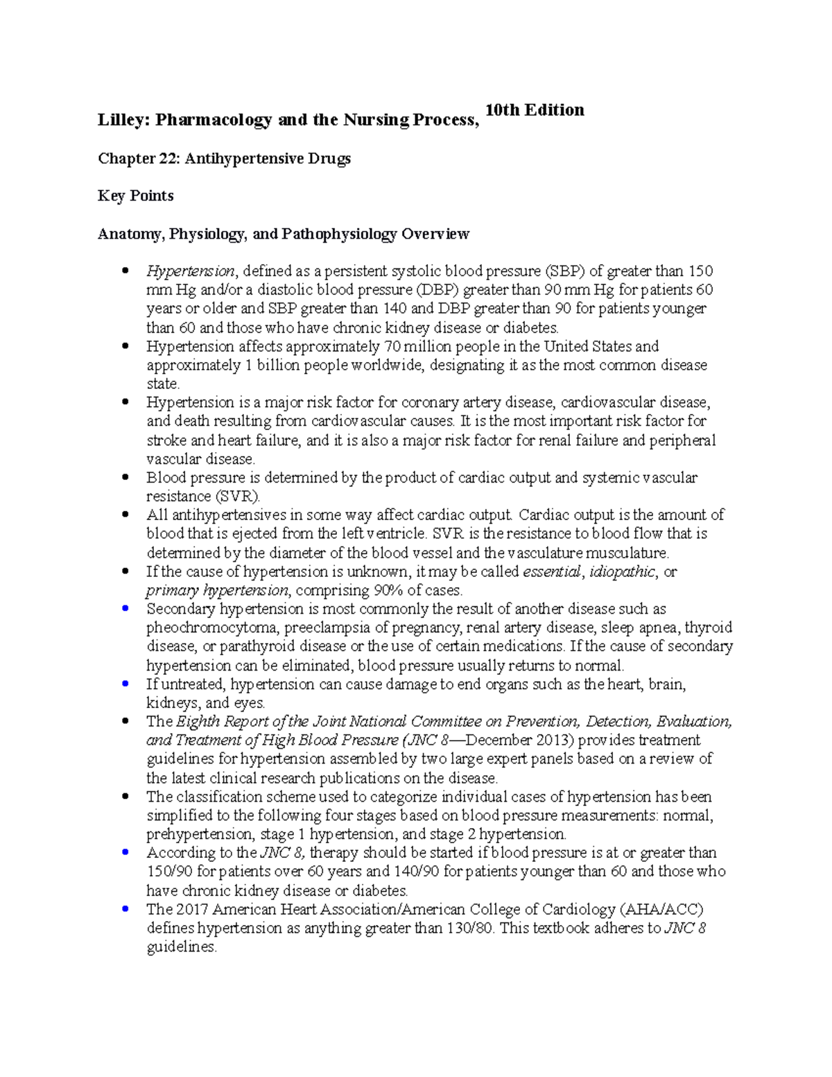 Chapter 022 - practice - Lilley: Pharmacology and the Nursing Process ... image.