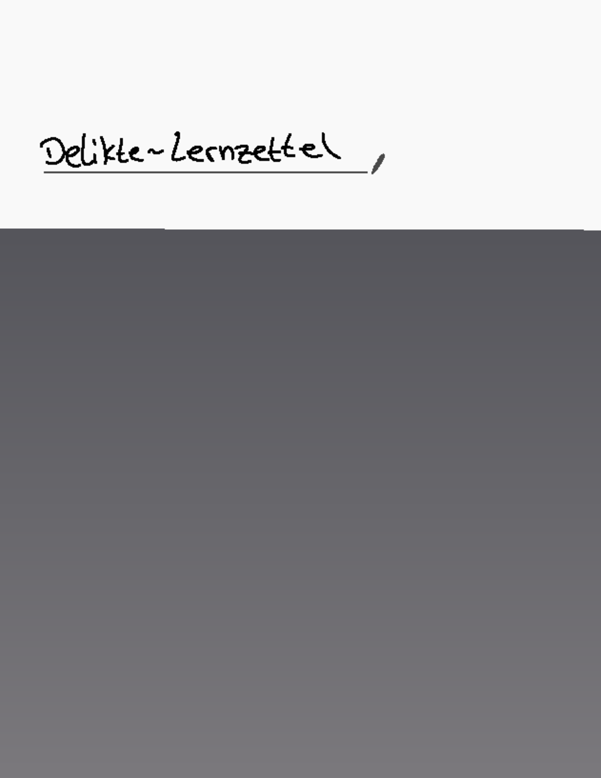 Alle Delikte des AT Delikte Lernzettel Unterschied zwischen Verbrechen und Vergehen Das