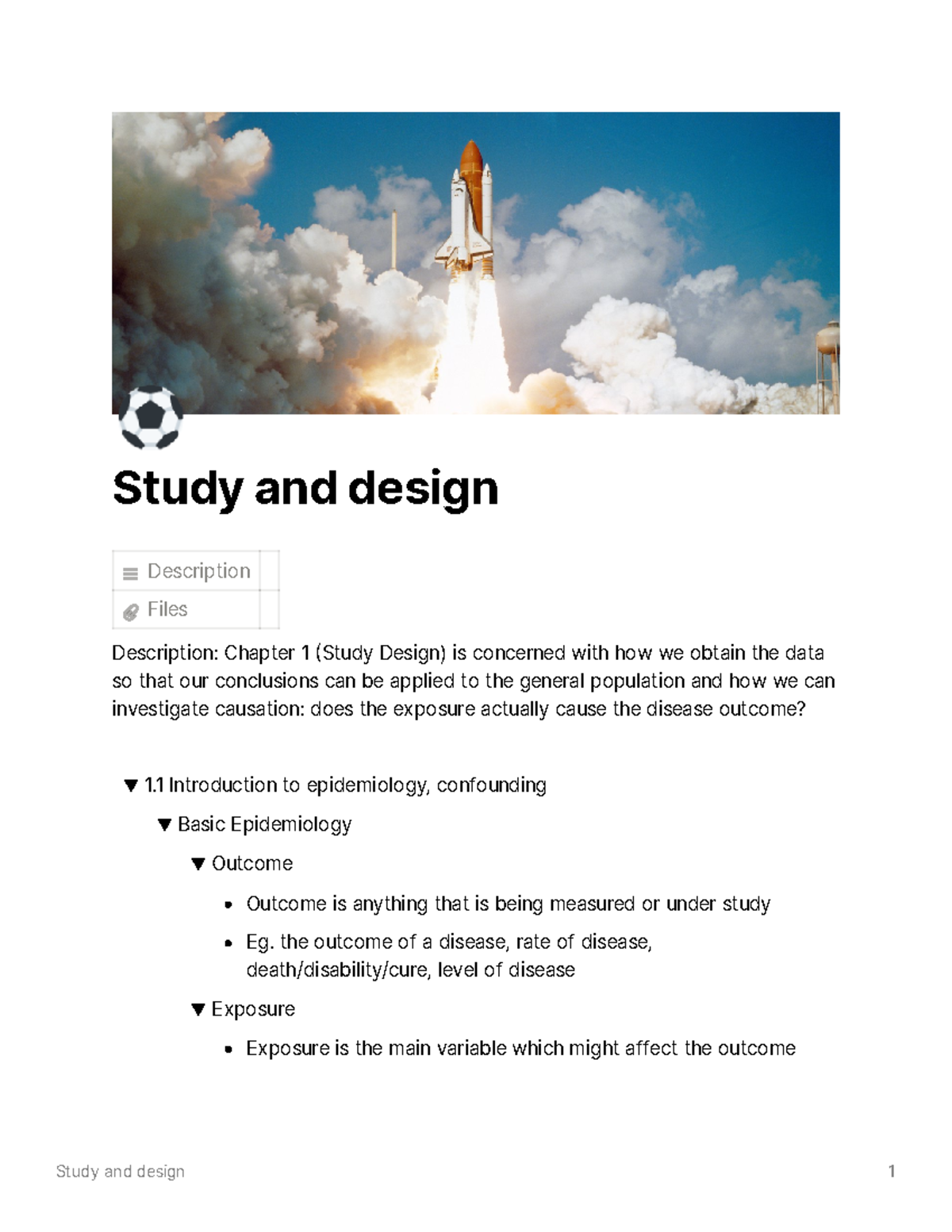 Study And Design - Chapter 1 - ⚽ Study And Design Description Files ...