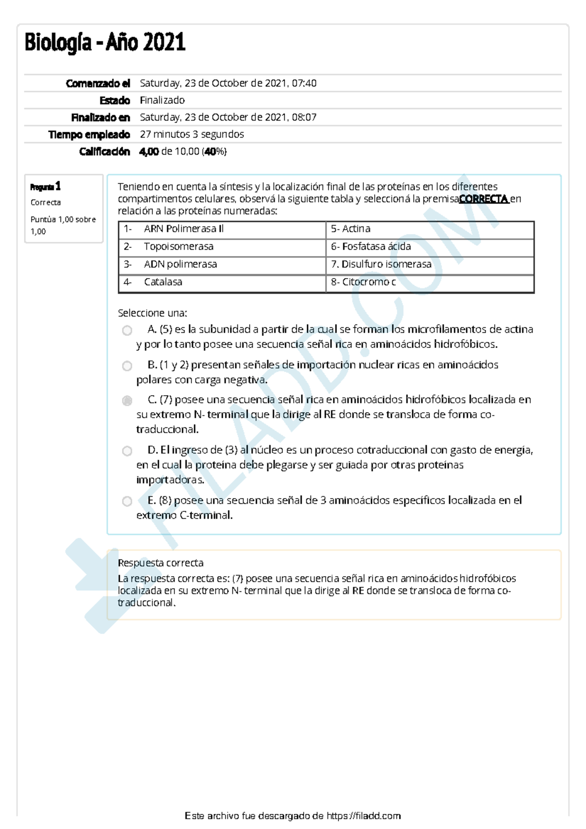 2P1F- Grupo B - Parcial 2 Ciclo - Pregunta 1 Correcta Puntúa 1,00 Sobre ...