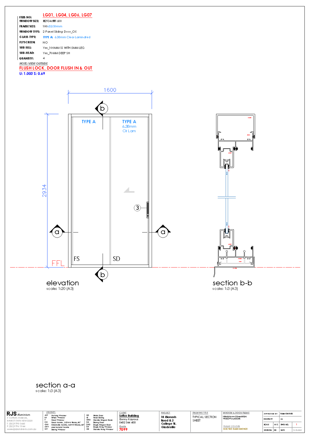 doors and windows - Aluminium GladevilleCollege St & 2 10 MonashPROJECT ...