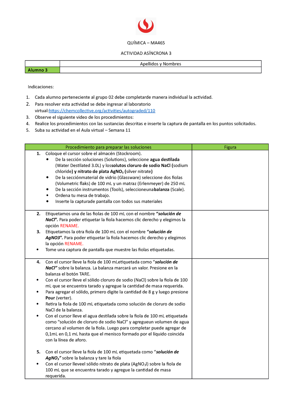 3 Actividad Asincronica Alumno 3 Grupo 2 - QUÍMICA – MA ACTIVIDAD ...