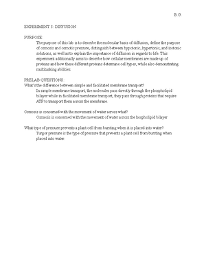 BIO 002 Lab 6 Procedure Design - b. PROCEDURE PART 1: SETTING UP ASSAYS ...