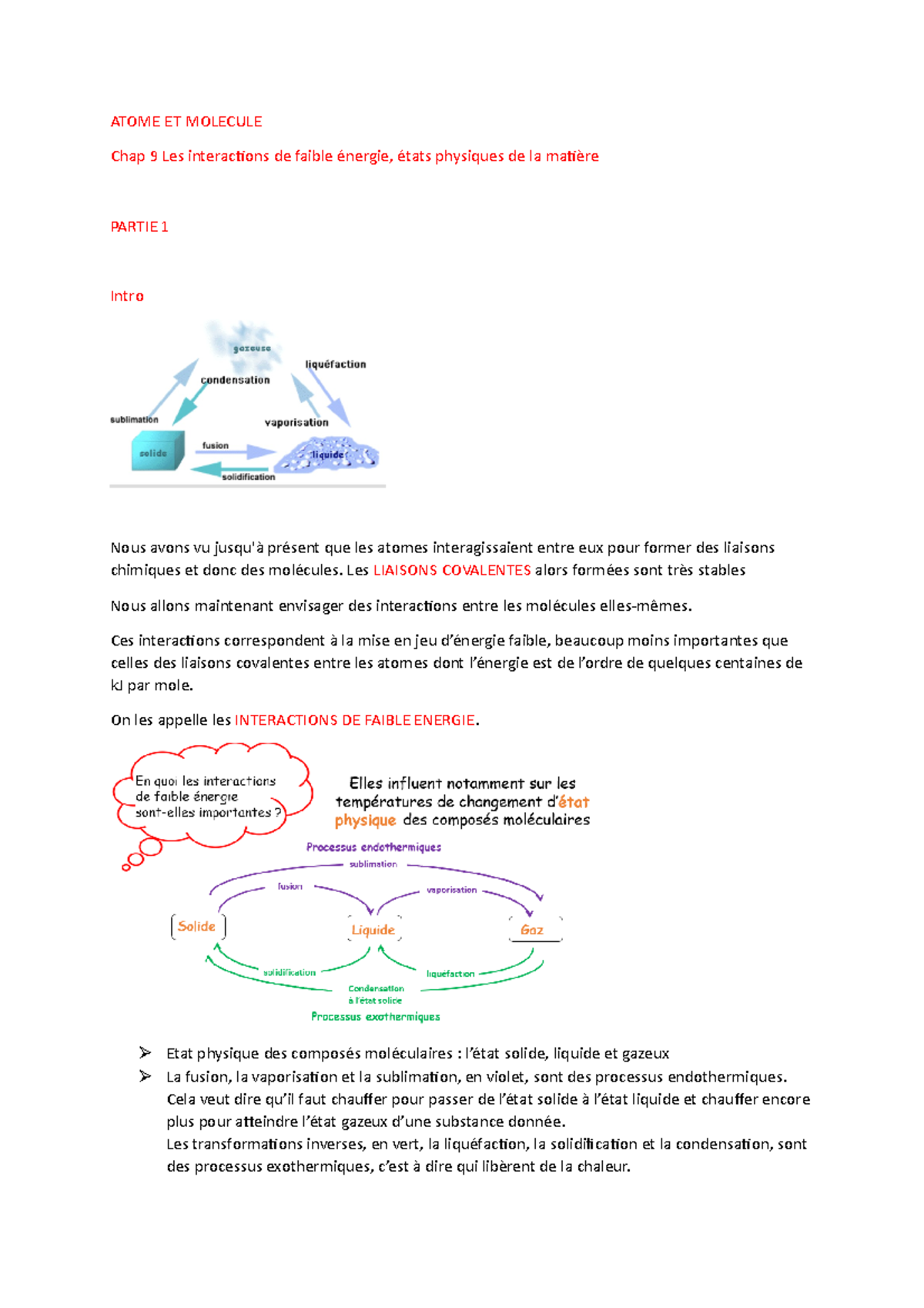 Chap 9 - cours atome et mol L1 Chap9 - Licence Sciences de la Vie et de ...