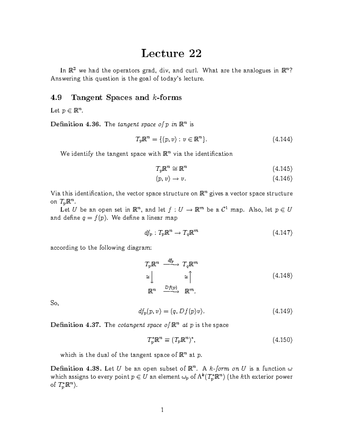 Mathematical Analysis Lecture 22 Lecture 22 Inr3 Mathematical Analysis Lecture 22 Lecture 22 Inr3
