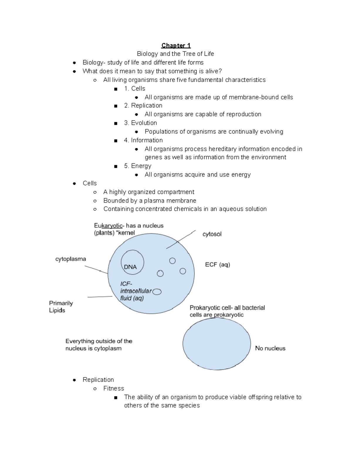 BIO 101 Chapter 1 - Chapter 1 Biology And The Tree Of Life Biology ...