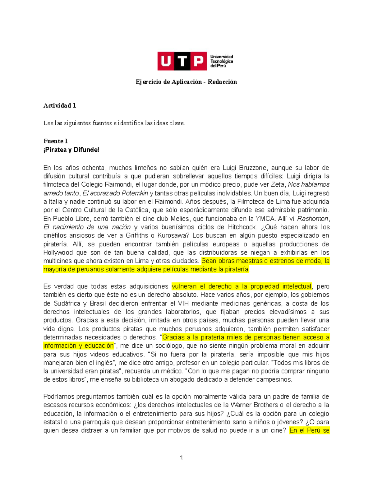 Semana+01+ +Tarea+ +Ejercicio+de+aplicaci%C3%B3n Redacci%C3%B3n ...
