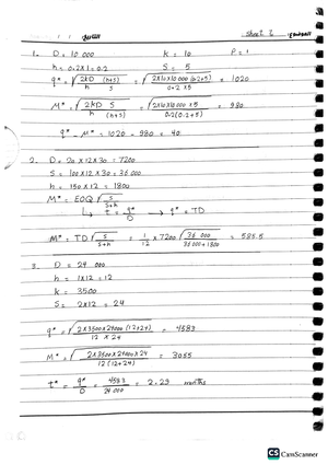 Sol sheet 2 - Mathematical Statistics - CamScanner CamScanner - Studocu