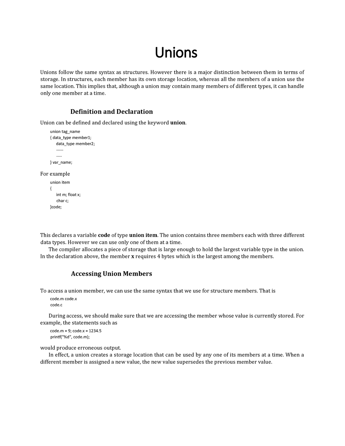 unions-in-c-definition-and-declaration-accessing-union-members