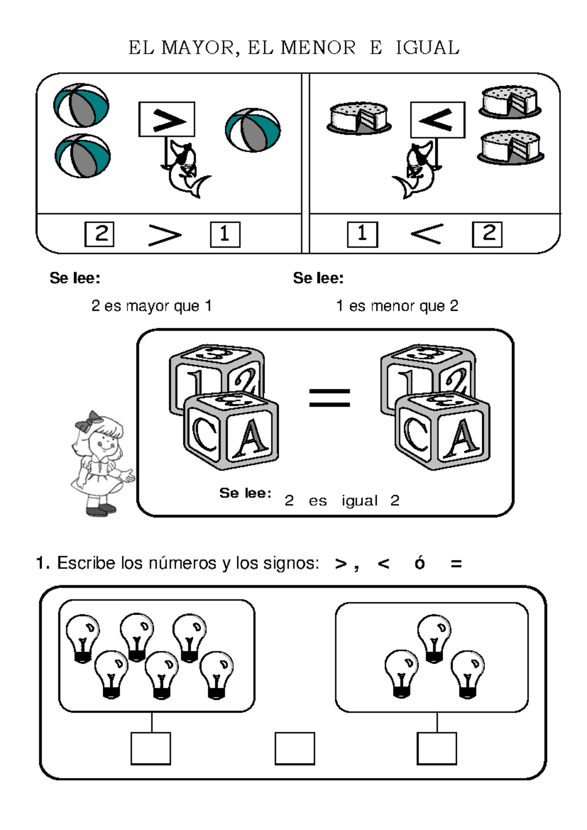 EL Mayor Menor Igual - sesion - e.g. educación - EL MAYOR, EL MENOR E ...