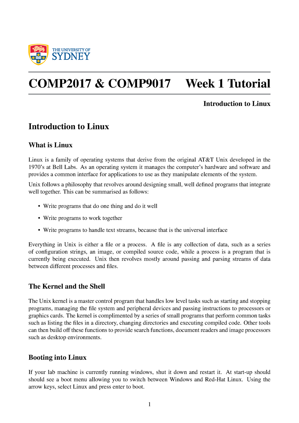 week-1-introduction-to-unix-comp2017-comp9017-week-1-tutorial