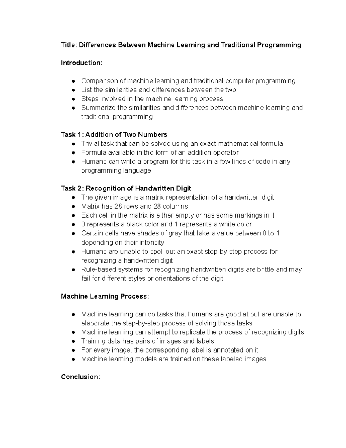 Differences Between Machine Learning and Traditional Programming ...
