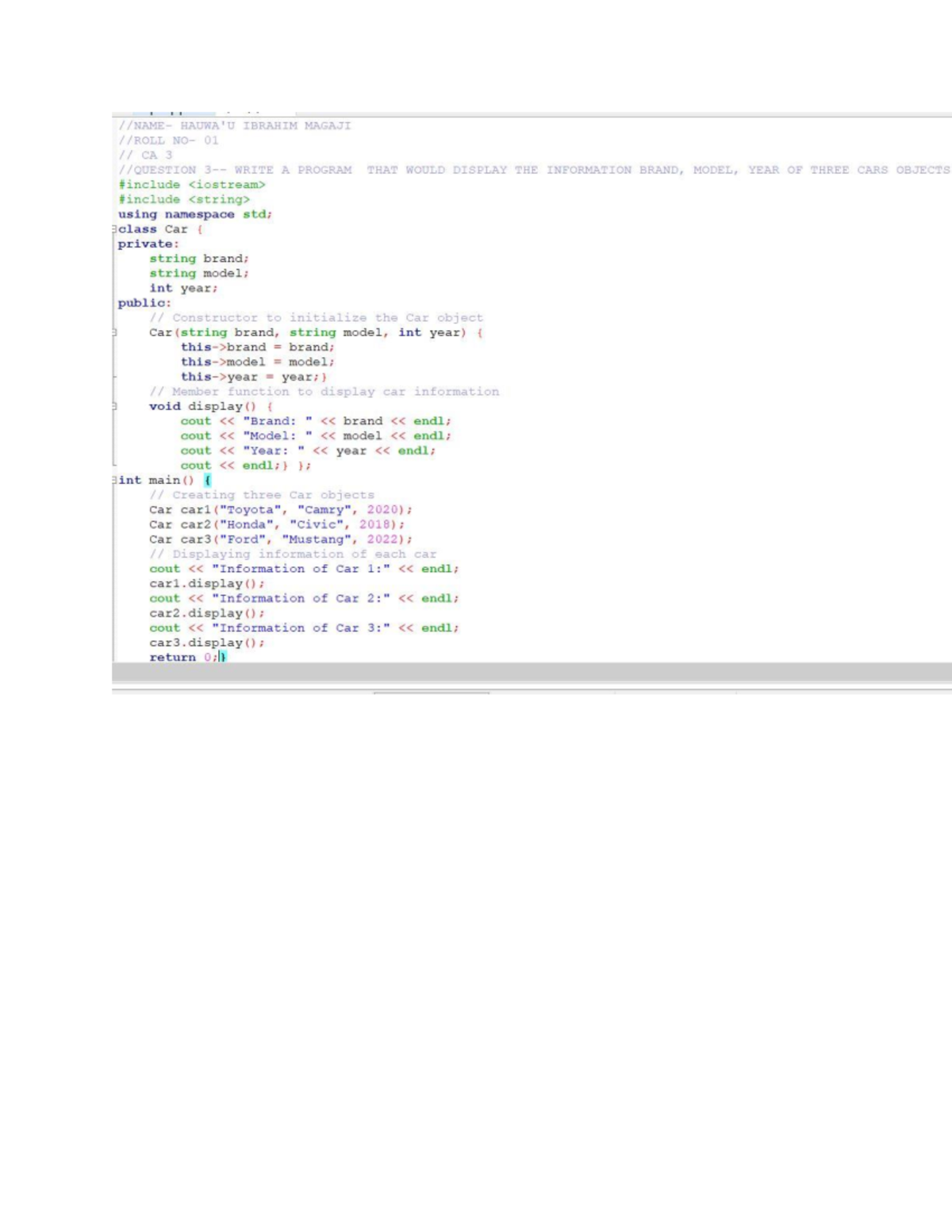 CA3 CPP - Operating Systems - Studocu