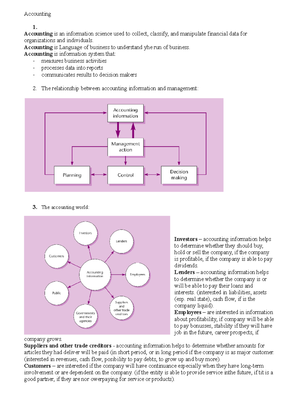 Accounting Basic 1 - Accounting Accounting is an information science ...