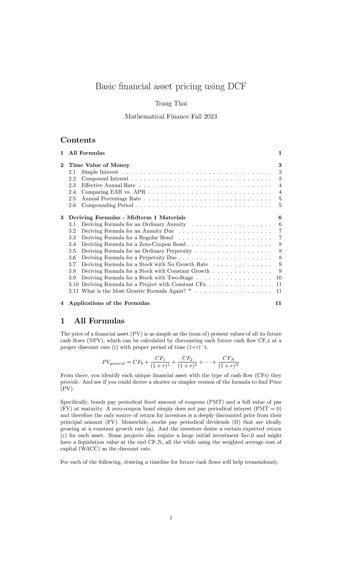 02. DCF assets pricing Solutions - Basic financial asset pricing using ...