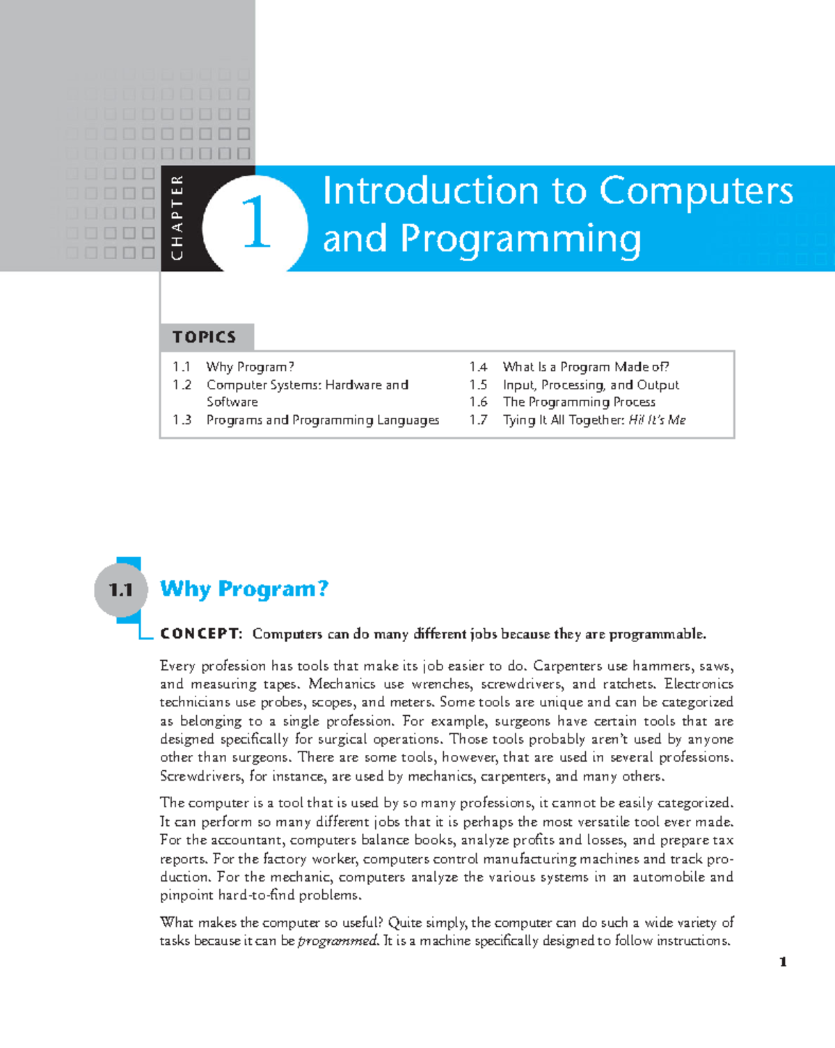 Chapter 01-Readings - lecture - ####### 1 C H A P T E R 1 Introduction ...