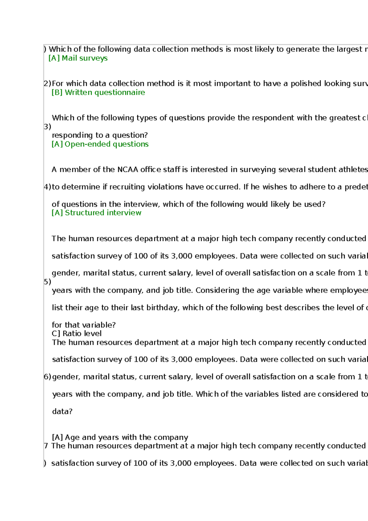 Which Of The Following Data Collection Methods Poses A Risk