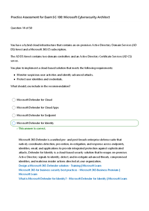 Practice Assessment Microsoft Learn 17 - Practice Assessment for Exam ...