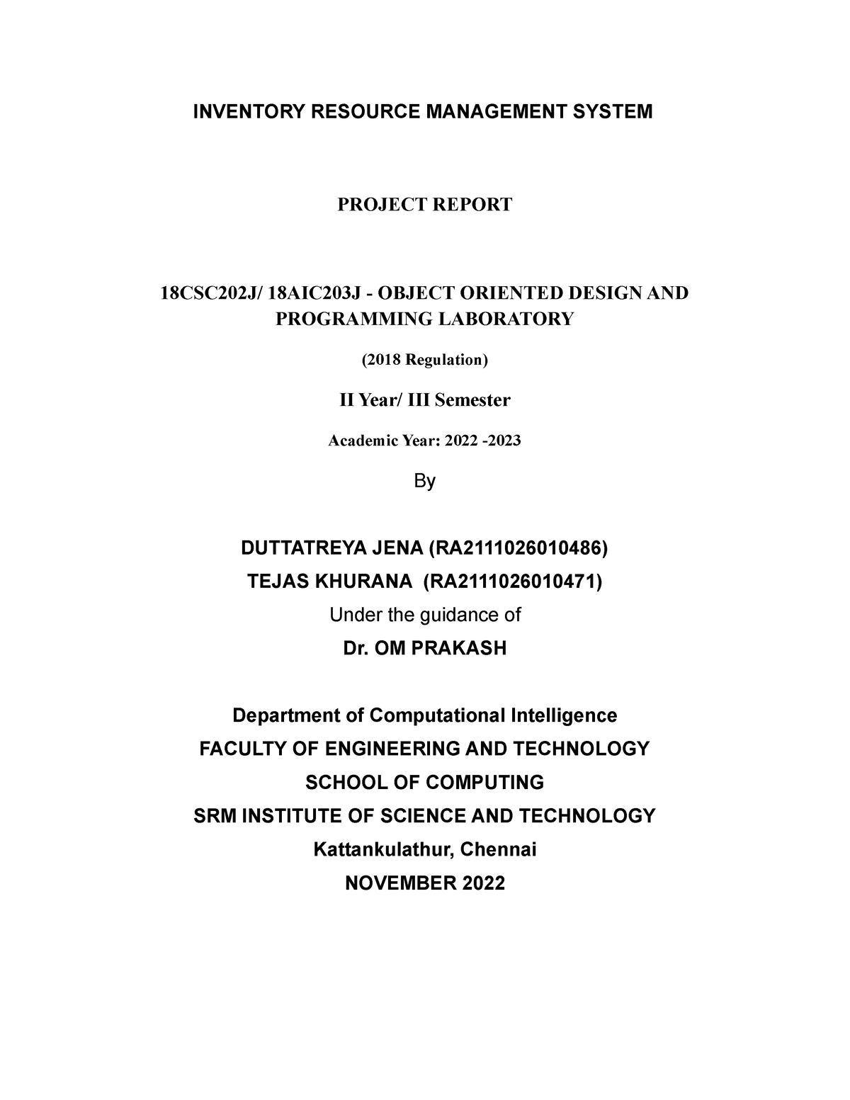 inventory management system research proposal