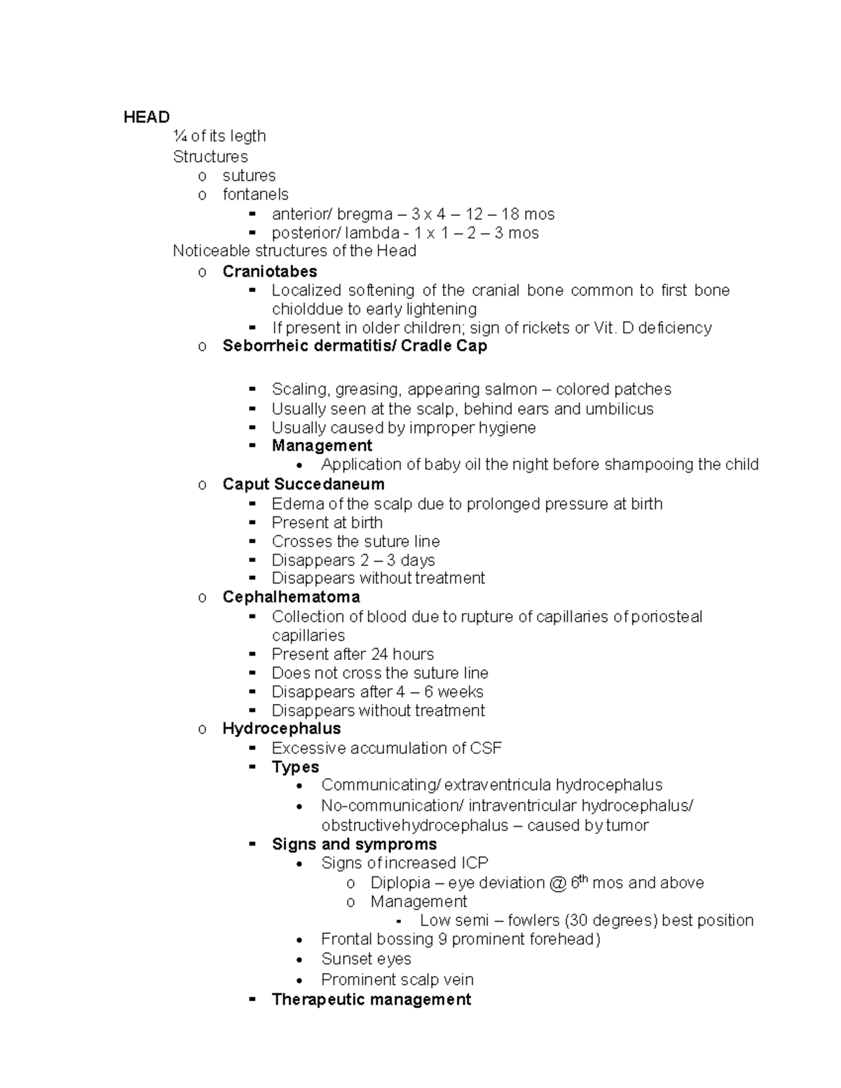 HEAD - ACADEMIC PURPOSES - Fundamentals of nursing - UBian - Studocu