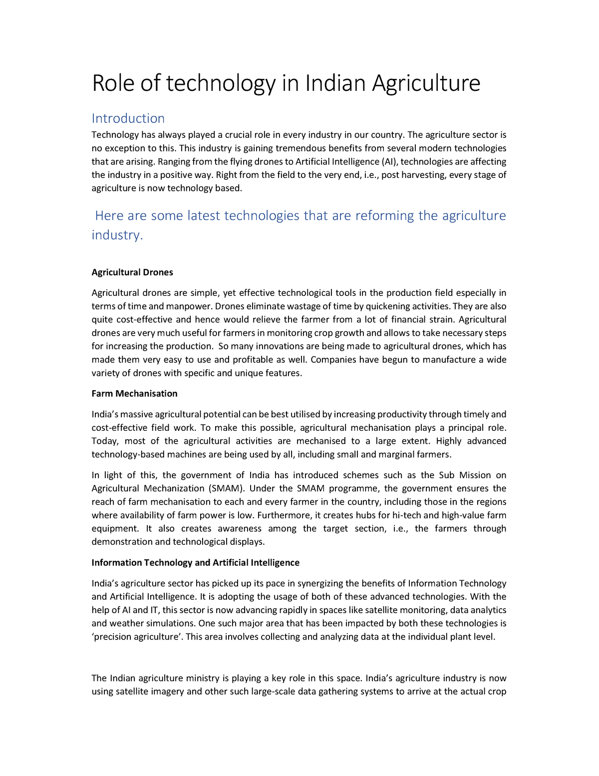 role-of-technology-in-indian-agriculture-agriculture-geography-role