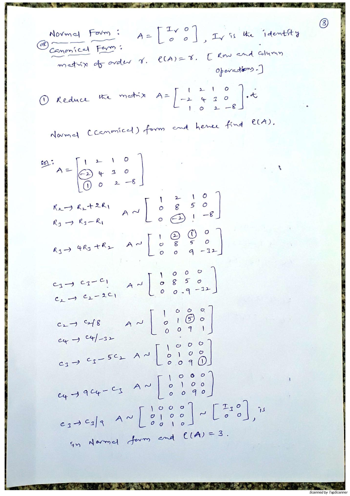 Normal form - The above consists of all about Mathematics-1. This ...