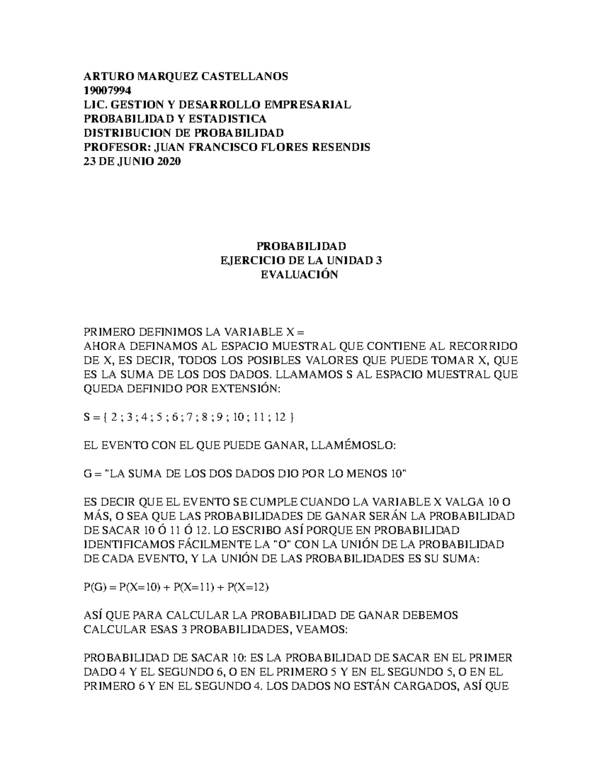 Marquez Arturo Probabilidad Studocu