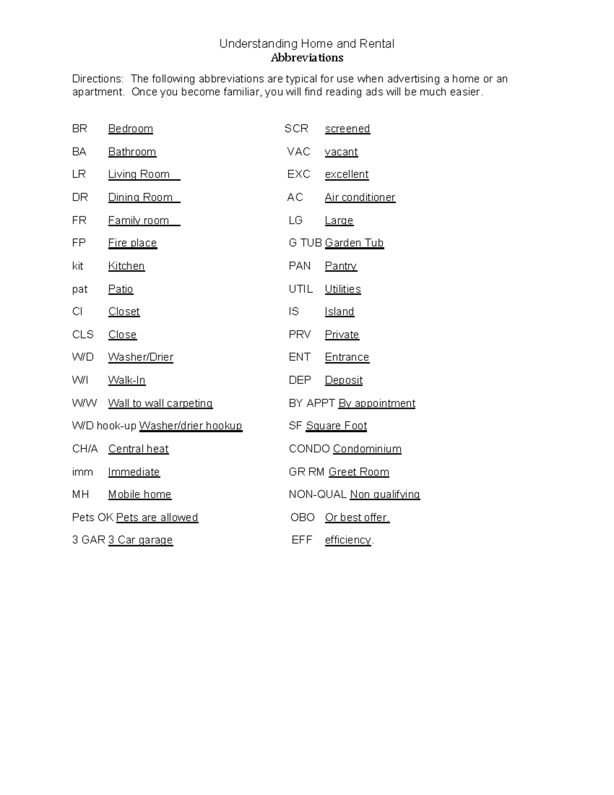 2021FAMS CONS Sciencelecture notesweek 3 pt Understanding Home and