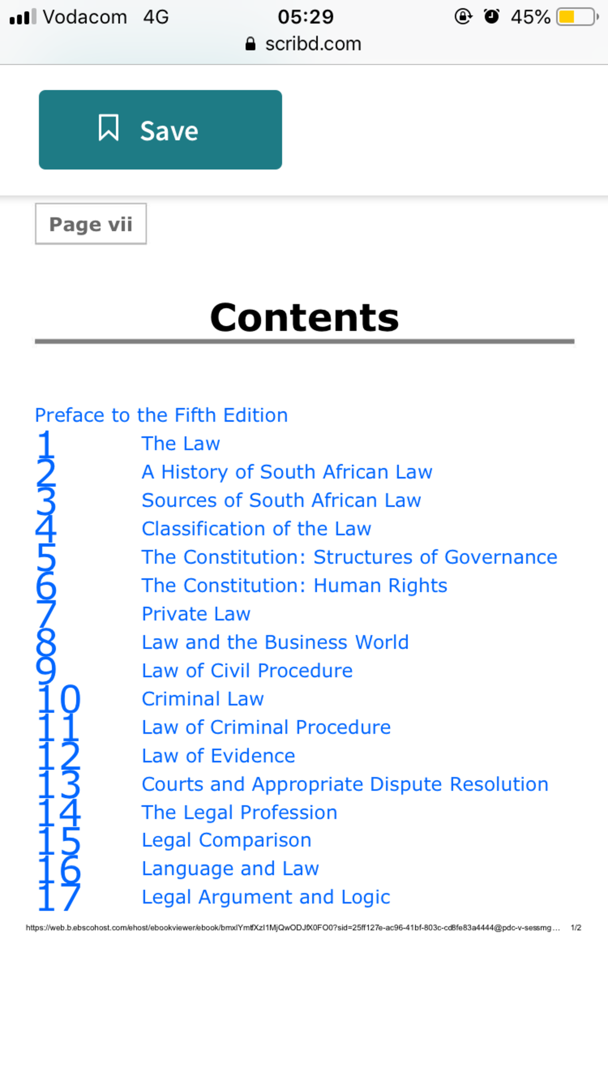 Untitled 1 - Introduction To South African Law - JLKV101 - Studocu