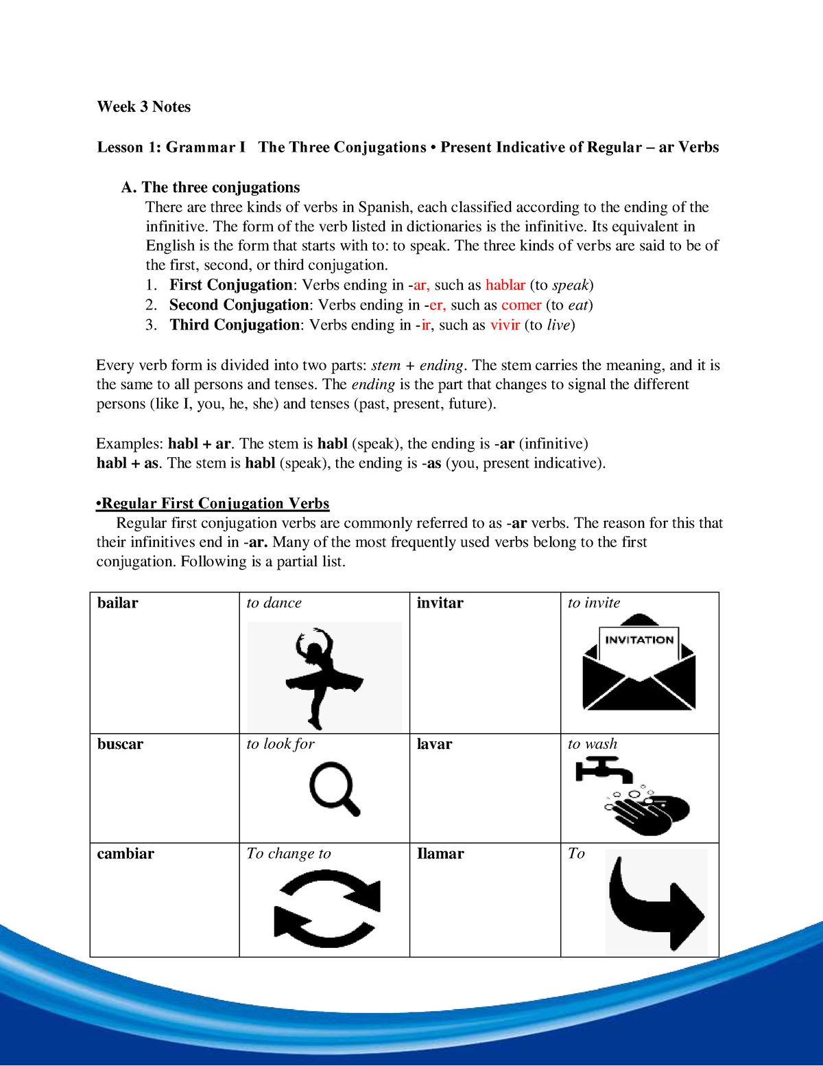 present-tense-verb-conjugation-week-3-notes-lesson-1-grammar-i-the