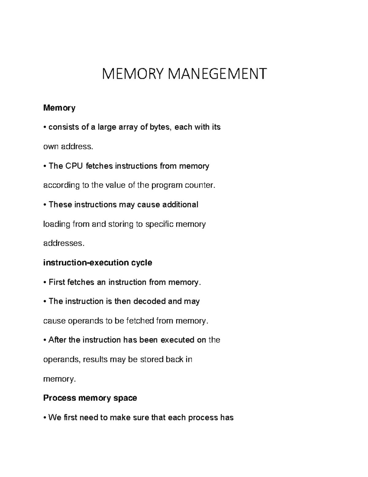 memory-manegement-memory-manegement-memory-consists-of-a-large-array