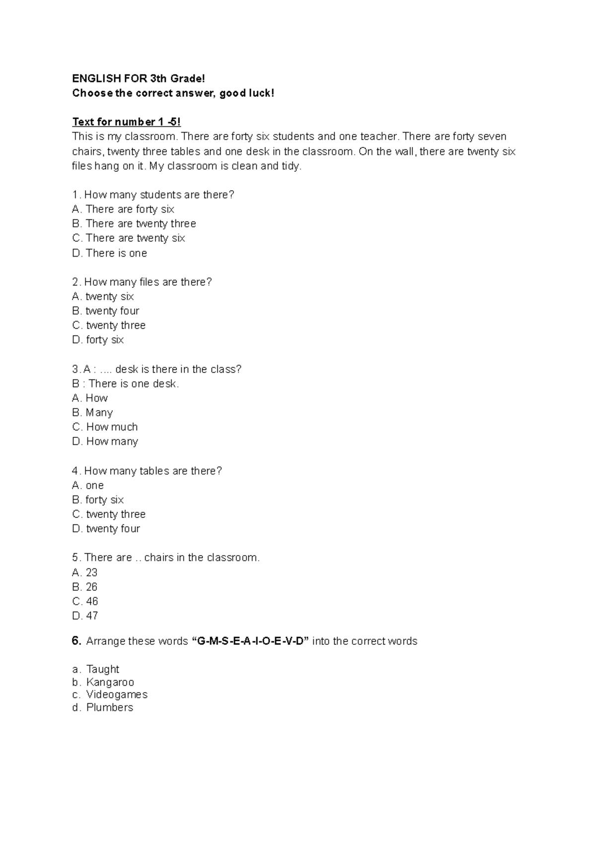 english-for-3th-grade-ipa-english-for-3th-grade-choose-the-correct