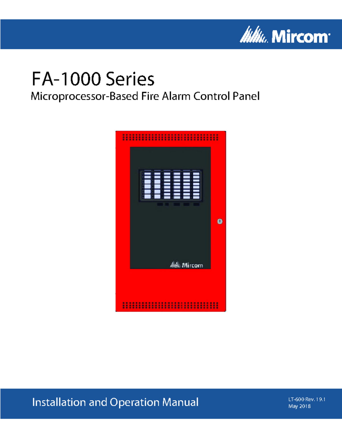 LT-600 FA-1000 Installation and Operation Manual 1 - Installation and ...