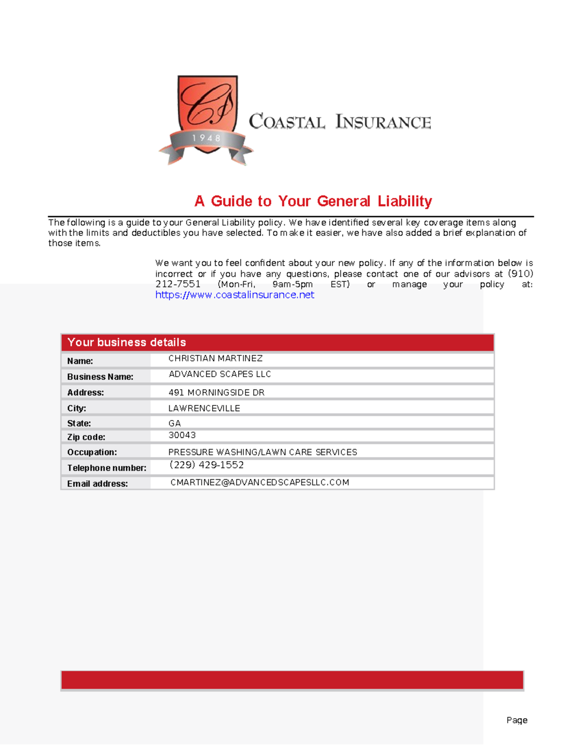 Binder - copia - No es nada - Page A Guide to Your General Liability ...