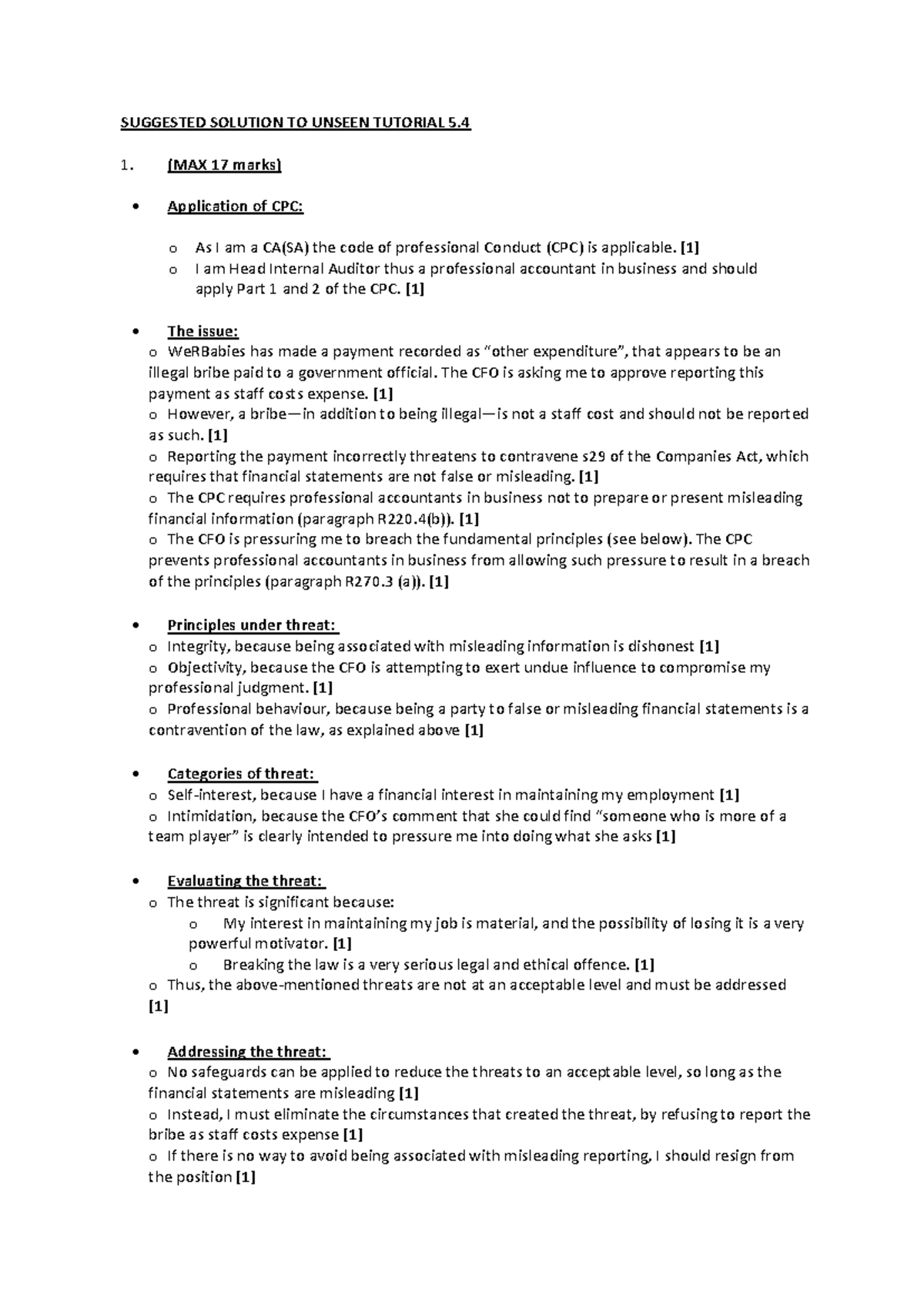 Suggested+ Solution+TO+ Unseen+ Tutorial+5 - SUGGESTED SOLUTION TO ...