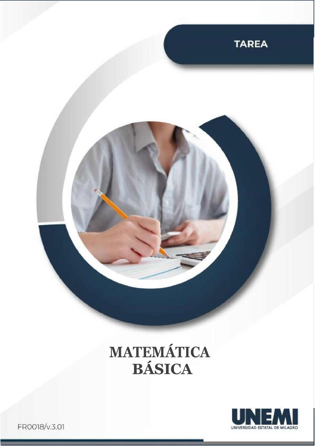 Trabajo Matemáticas - MATEM¡TICA B¡SICA En LÌnea Materia: Matem·tica B ...