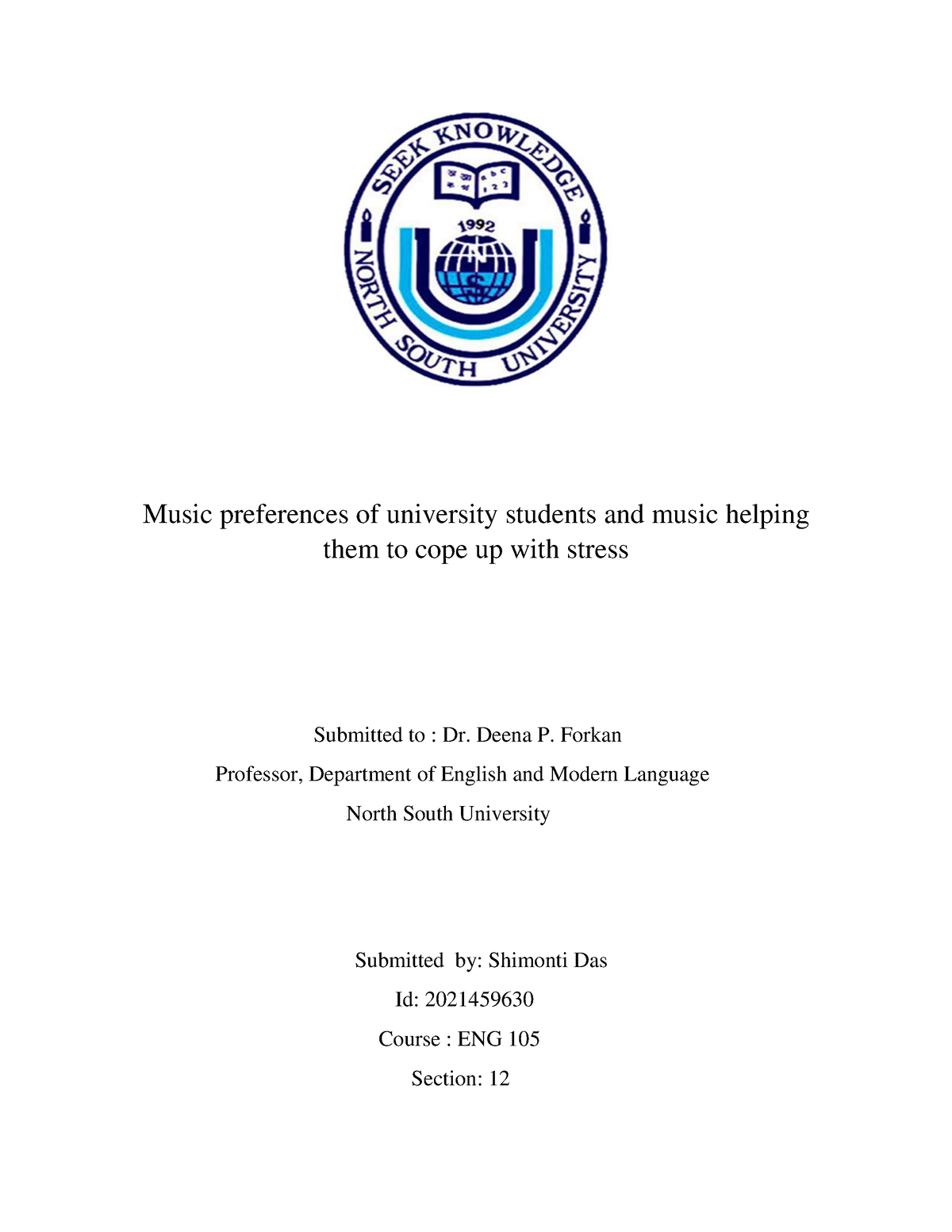 music degree dissertations