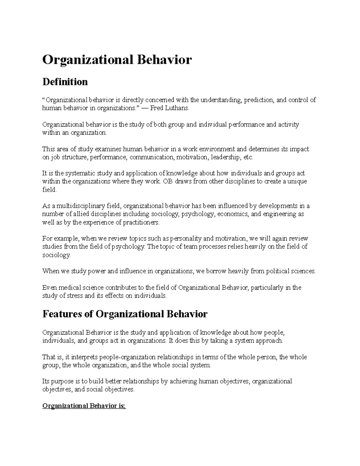 organizational-behavior-organizational-behavior-definition